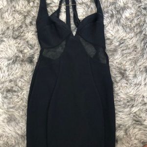 Black cocktail dress